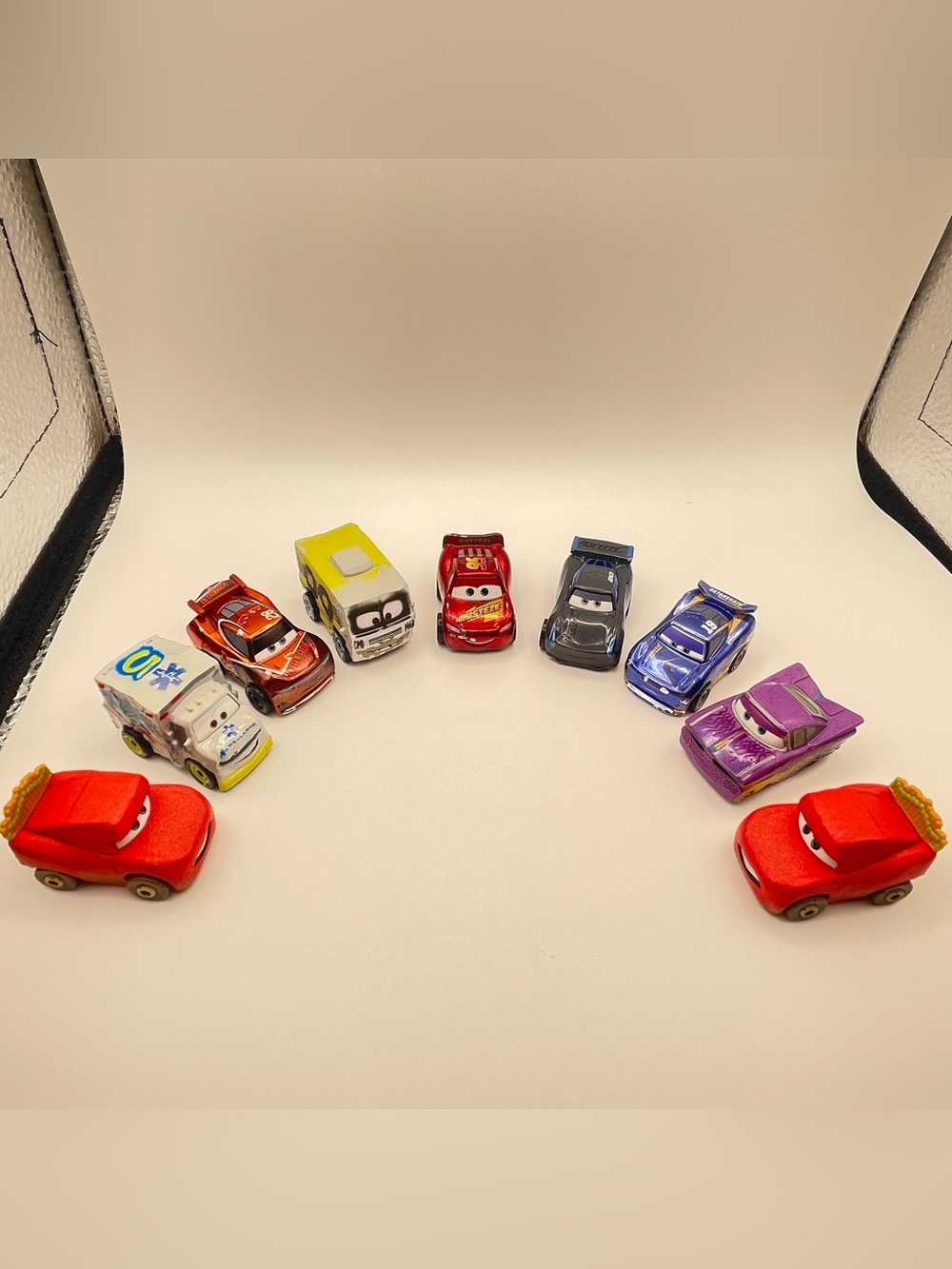 *Lot of 9* Disney Pixar Cars Mini Racers Diecast Mattel (2016-2021) McQueen